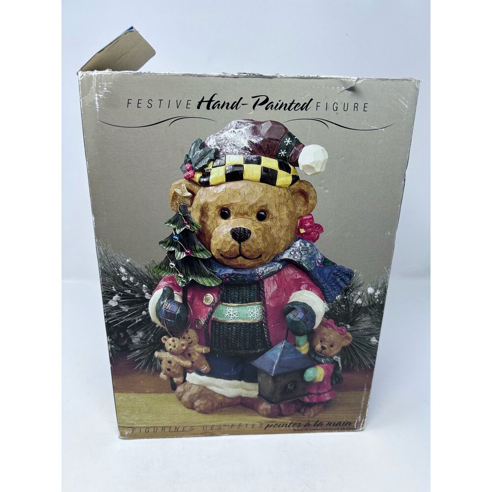 Costco Wholesale Bear Figurines‎ Des Fetes Festive Hand Painted Figure